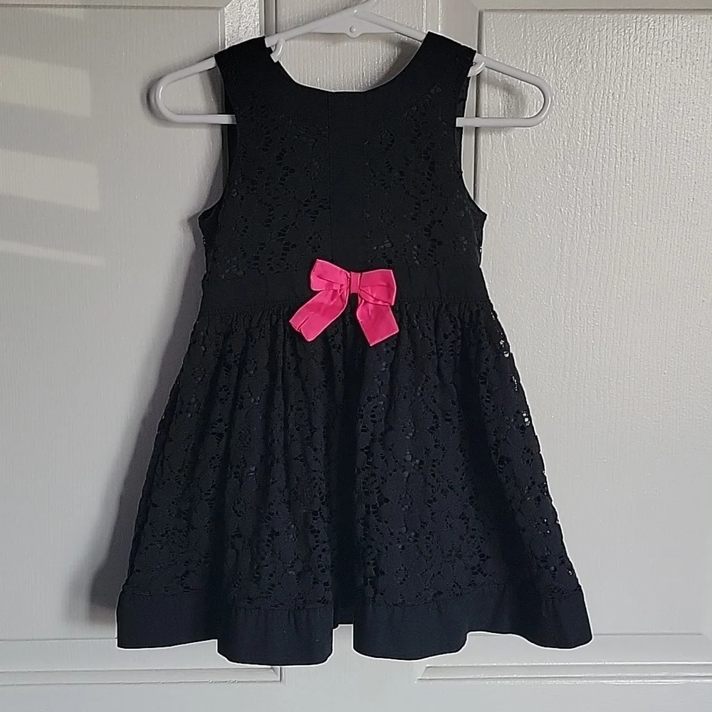 Osh Kosh,girls 18 months black, lace sundress.